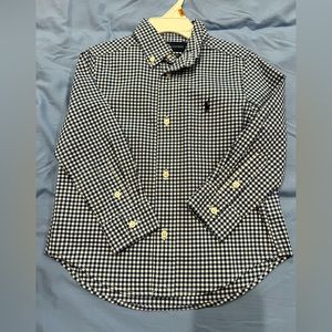 Gingham Cotton Poplin Shirt